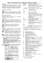 Предварительный просмотр 18 страницы Elettro CF PLASMA 167 Instructions Manual