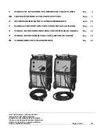 Предварительный просмотр 1 страницы Elettro CF Plasma 420 Instruction Manual