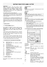 Preview for 7 page of Elettro CF PLASMA 473 Instructions Manual