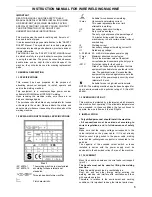 Предварительный просмотр 6 страницы Elettro CF Pro MIG 277 Instruction Manual