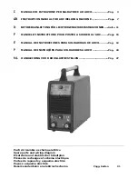 Elettro CF TIG 157 Instruction Manual предпросмотр