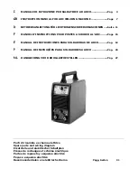 Предварительный просмотр 1 страницы Elettro CF TIG 1680 Instruction Manual