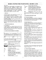 Предварительный просмотр 21 страницы Elettro CF TIG 3610 Instruction Manual