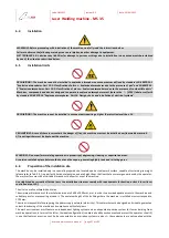 Предварительный просмотр 37 страницы ELETTROLASER MS 3.5 End-User And Maintenance Manual