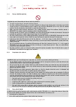 Предварительный просмотр 67 страницы ELETTROLASER MS 3.5 End-User And Maintenance Manual