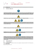 Предварительный просмотр 86 страницы ELETTROLASER MS 3.5 End-User And Maintenance Manual