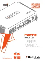 ELETTROMEDIA HERTZ HMD8 DSP User Manual предпросмотр