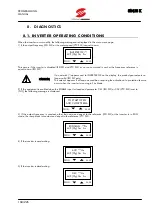 Preview for 168 page of Elettronica Santerno SINUS CABINET K Series Programming Manual