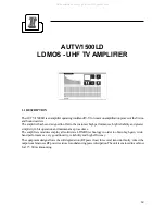 Preview for 4 page of Elettronika AUTV/1500LD User Manual