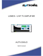 Preview for 11 page of Elettronika AUTV/250LD User Manual