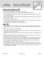 ELEVATE AHAR Instructions Manual preview