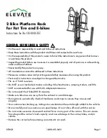 ELEVATE BC-4040-2-EF Instructions Manual предпросмотр