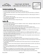 ELEVATE CC-1223 Instructions Manual preview