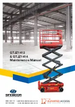 Preview for 1 page of Elevated Access Sinoboom GTJZ1412 Maintenance Manual