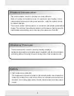 Preview for 2 page of Elfa CRSL606 User Manual