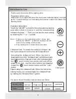 Preview for 7 page of Elfa CRSL606 User Manual