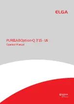 Предварительный просмотр 1 страницы ELGA PURELAB Option-Q 7/15 - US Operator'S Manual