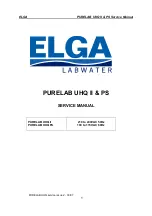 Preview for 1 page of ELGA PURELAB UHQ II Service Manual