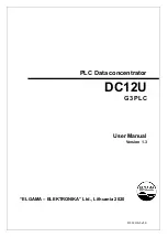 Elgama DC12U User Manual preview