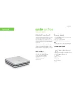 Предварительный просмотр 1 страницы Elgato EyeTV Sat Free Datasheet