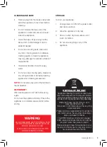 Предварительный просмотр 9 страницы Elgento E12011N Safety & Instruction Manual