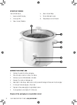 Preview for 6 page of Elgento E16002 Safety & Instruction Manual