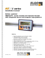 Preview for 1 page of ELGO Electric AZ16I series Installation Manual