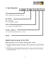 Preview for 13 page of ELGO Electric AZ16I series Installation Manual