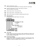 Preview for 23 page of ELGO Electric P8511 Series Short Description