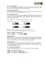 Предварительный просмотр 17 страницы ELGO Electric P8822-000-R Series Short Description