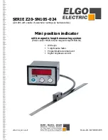 ELGO Electric Z20-SN105-024 Instructions Manual предпросмотр