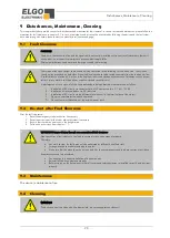 Preview for 20 page of ELGO Electronic GMIX1A Series Operating Manual