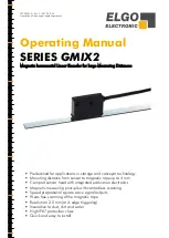 ELGO Electronic GMIX2 Series Operating Manual предпросмотр