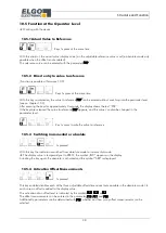 Предварительный просмотр 38 страницы ELGO Electronic IZ16E-000 Series Operation Manual