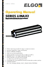 Preview for 1 page of ELGO Electronic LIMAX2 Series Operating Manual