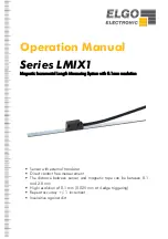 Предварительный просмотр 2 страницы ELGO Electronic LMIX1 Series Operation Manual