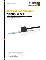 Предварительный просмотр 1 страницы ELGO Electronic LMIX2 Series Operating Manual