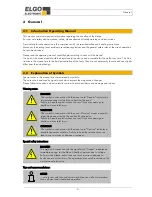 Предварительный просмотр 5 страницы ELGO Electronic LMIX2 Series Operating Manual