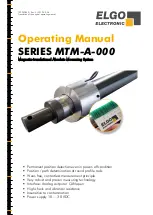 Предварительный просмотр 1 страницы ELGO Electronic MTM-A-000 Series Operating Manual