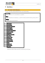 Предварительный просмотр 20 страницы ELGO Electronic P40-000 Series Operating Manual