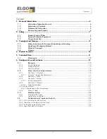 Preview for 2 page of ELGO Electronic P40-SN002 Series Operation Manual