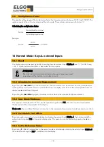 Preview for 19 page of ELGO Electronic Z58-600 Series Operating Manual