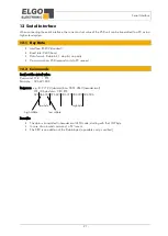 Preview for 21 page of ELGO Electronic Z58-600 Series Operating Manual