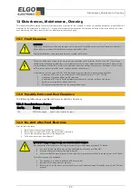 Preview for 22 page of ELGO Electronic Z58-600 Series Operating Manual