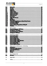 Preview for 4 page of Elgo P40T-002 Series Operating Manual