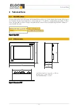 Preview for 11 page of Elgo P40T-002 Series Operating Manual