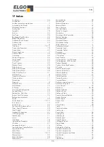 Preview for 86 page of Elgo P40T-002 Series Operating Manual