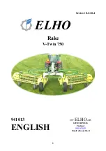 Предварительный просмотр 1 страницы elho 10.2 Series Manual