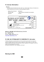 Предварительный просмотр 21 страницы Eli Ezer ECP-9000 Operational Manual