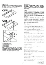 Предварительный просмотр 18 страницы ELICA 8020283036581 Instruction On Mounting And Use Manual